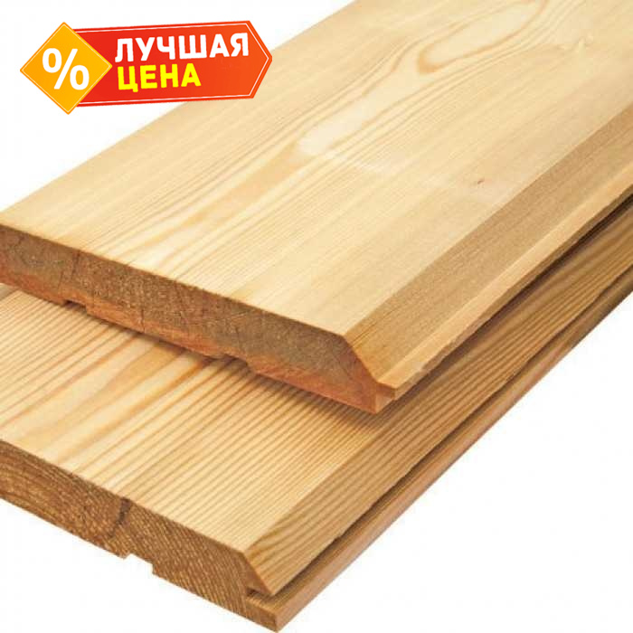 Имитация бруса 21х145х4000 мм В Лиственница