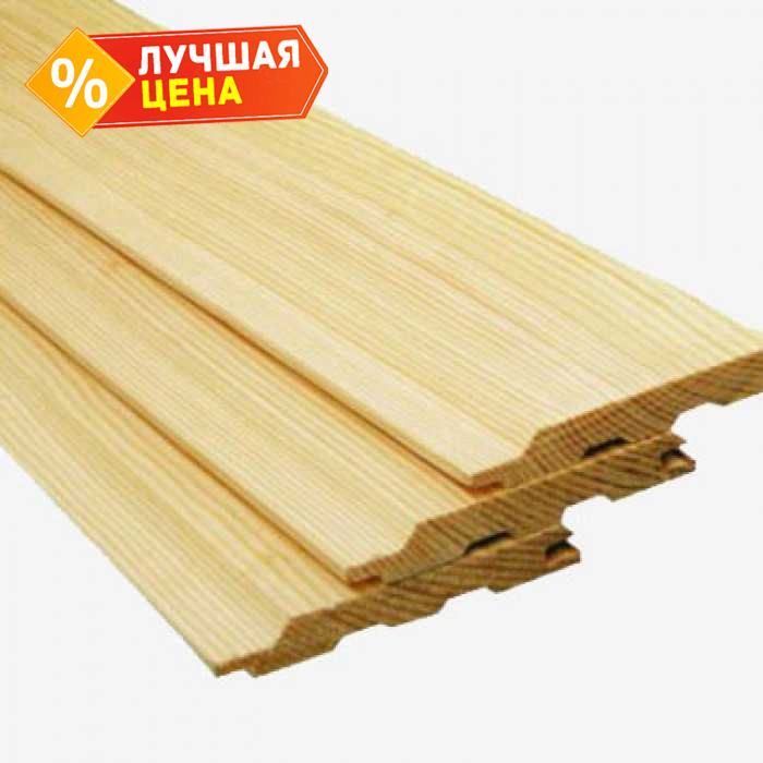 Евровагонка 12.5x96x2700 мм А хвоя