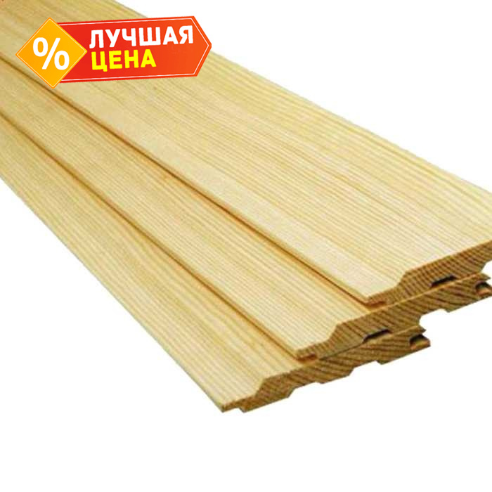 Вагонка Осина Софтлайн 16х96х1700 мм Прима