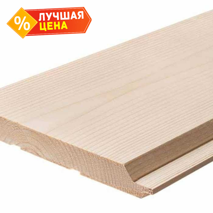 Имитация бруса Карельский профиль 21х146х3000 мм С Лиственница