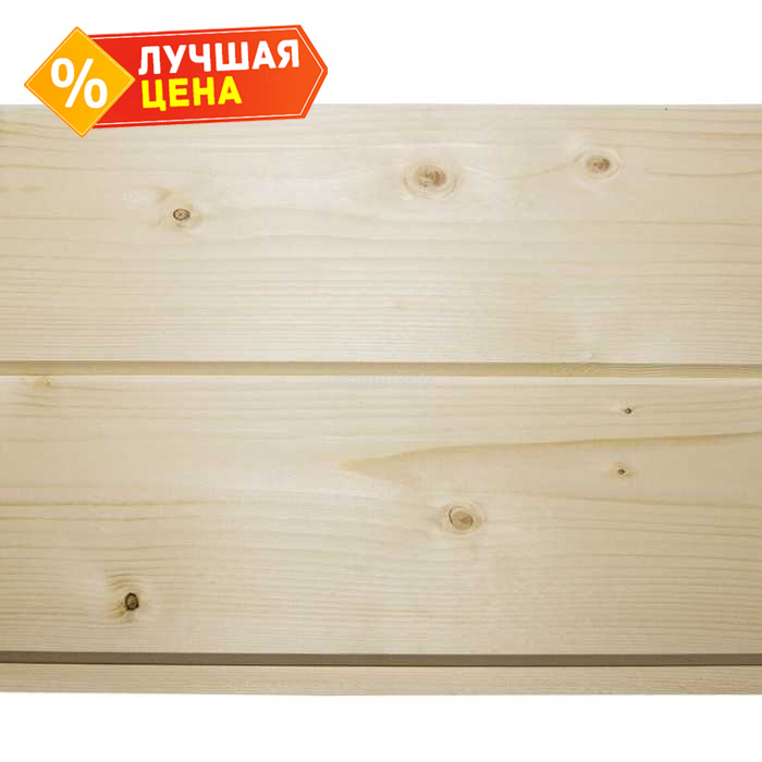 Имитация бруса Карельский профиль 18х176х5000 мм А Лиственница