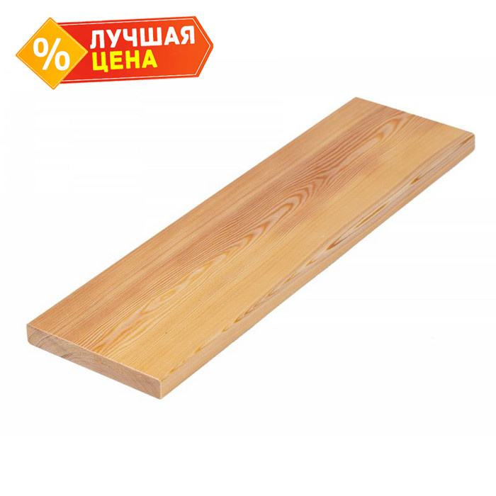 Планкен прямой 21x145x6000 мм ВС Лиственница